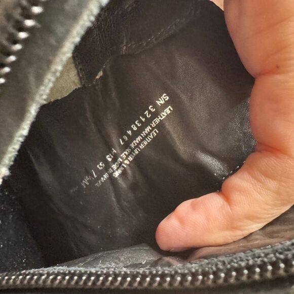 Tory Burch Boots Women's 7.5 Black Leather Ankle Bootie - Picture 7 of 8